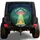 Pink Flying Saucer Alien Cat Abduction 'WE WANT THE CATS' - UFO Fan Gift Spare Tire Cover - 1