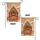 Gingerbread House Sprinkle Candy Wreath Reindeer Men - Christmas Holiday Party Garden Flag - 4