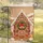 Gingerbread House Sprinkle Candy Wreath Reindeer Men - Christmas Holiday Party Garden Flag - 5
