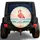 Flamingo Eyeglasses Lei Ocean Waves Tropical Seascape - Summer Getaway Gift Spare Tire Cover - 1
