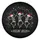 Feelin' Jolly Skeletons Santa Hats Snowflakes - Christmas Holiday Gift Spare Tire Cover - 2