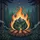 Campfire Mountain Forest Scene Twilight - Outdoor Adventure Trip Gift Spare Tire Cover - 5