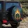 Campfire Mountain Forest Scene Twilight - Outdoor Adventure Trip Gift Spare Tire Cover - 4