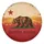 Grizzly Bear California Republic Red Star - State Pride Gift for California Enthusiasts Spare Tire Cover - 2