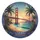 Golden Gate Bridge California Sunset Beach Palm Trees - Travel Lover Gift Spare Tire Cover - 2