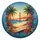 California Golden Gate Bridge Tropical Sunset Beach Palm - Travel Essentials Spare Tire Cover - 2