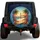 California Golden Gate Bridge Tropical Sunset Beach Palm - Travel Essentials Spare Tire Cover - 1