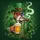 Stylized Bulldog Leprechaun Beer Mug Shamrocks - St. Patrick's Day Celebration Spare Tire Cover - 5
