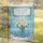 Daisies Mason Jar Ladybug Welcome Sign - Farmhouse Home Decor Gift for Garden Lover Garden Flag - 5