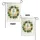 Baby Safari Animals Giraffe Gold Leaves - Baby Shower Gift for New Parents Garden Flag - 4