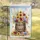 Welcome Home Barrel Sunflowers Lilies Roses Hydrangeas Butterflies - Home Decor Gift Garden Flag - 5