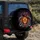Menacing Jack-o'-Lantern Witch Hat Gothic Mist - Halloween Party Gift Spare Tire Cover - 4