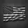 Monochrome American Flag - Independence Day Gift for Veterans Spare Tire Cover - 5
