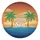 All I Need Is VITAMIN Sea Palm Trees Ocean Sunset - Beach Travel Gift Spare Tire Cover - 2