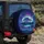 Aurora Borealis Alaska Mountains Crescent Moon - Adventure Explorer Gift Spare Tire Cover - 4