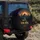Scenic Route Compass Sunset Mountains Vintage 4x4 - Adventure Lover Gift Spare Tire Cover - 4