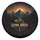 Scenic Route Compass Sunset Mountains Vintage 4x4 - Adventure Lover Gift Spare Tire Cover - 2
