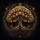 Tree of Life Celestial Cosmic Aura Stardust Organic Tendrils - Home Decor Gift Spare Tire Cover - 5