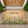 Welcome Wildflower Field Butterflies Ladybug - Rustic Home Decor Gift for Garden Lover Doormat - 1