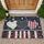 Patriotic Hearts American Flag Stars - Independence Day Gift for Veterans Doormat - 1