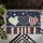 Patriotic Hearts American Flag Stars - Independence Day Gift for Veterans Doormat - 6