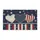 Patriotic Hearts American Flag Stars - Independence Day Gift for Veterans Doormat - 3