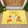 "Sweet SUMMER Time" Watermelon Lemonade Jar Bumblebees Daisies - Summer Home Decor Gift Doormat - 1