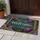 Golden Welcome Hydrangea Lavender Rustic Wood Stone - Farmhouse Home Decor Doormat - 5