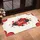 Red Black Hearts Polka Dot Love Script - Anniversary Home Decor Gift Doormat - 4
