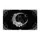 Black Cat Crescent Moon Lotus Flower Celestial - Home Decor Gift for Cat Lover Doormat - 3