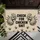 Check for Chicken Shit Typography Chicken Heads - Rustic Farmhouse Decor Gift Doormat - 6