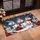 Three Snowmen Poinsettia Candy Cane Christmas Holiday Gift Doormat - 4