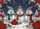 Three Snowmen Poinsettia Candy Cane Christmas Holiday Gift Doormat - 7
