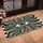 Celestial Eye Wavy Lines Checkerboard Stars - Mystical Home Decor Gift Doormat - 4