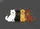Diverse Dogs Paw Prints Bone Shapes - Everyday Home Decor Gift for Dog Lovers Doormat - 7