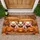 Baby Pigs Plaid Bow Jack-o'-Lanterns - Halloween Farmhouse Decor Doormat - 1