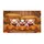 Baby Pigs Plaid Bow Jack-o'-Lanterns - Halloween Farmhouse Decor Doormat - 3