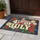 4th of July American Flag Poppies Daisies - Home Decor Gift for Party Hosts Doormat - 5