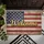 Welcome Golden American Flag - Independence Day Gift for Veterans Doormat - 6