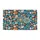 River Stone Pebble Mosaic Stripes Dots Swirls Stars - Natural Home Decor Gift Doormat - 3