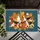 Playful Beagle Dogs Autumn Leaves Berries Flowers Home Decor Gift for Dog Lover Doormat - 6