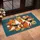 Playful Beagle Dogs Autumn Leaves Berries Flowers Home Decor Gift for Dog Lover Doormat - 4