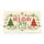 Rustic Christmas Trees Holly Berries Holiday Joy Text - Christmas Home Decor Doormat - 3