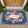 Welcome Banner Peony Hydrangea Anemone Daisy Flower Garden - Home Decor Gift Doormat - 1