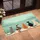 Five Diverse Cats Serene Botanical Garden Landscape Scene - Home Decor Gift for Cat Lovers Doormat - 4
