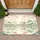 Pagoda Bridge Cherry Blossom Koi Fish Lotus Misty Mountain - Home Decor Gift Doormat - 1