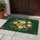 Stylized Birds Chrysanthemum Daisy Autumn Berries - Autumn Home Decor Gift for Bird Lover Doormat - 5