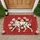 Dalmatian Dog Creamy Daisy Flower Botanical Foliage - Everyday Home Decor Gift for Dog Lover Doormat - 1