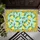 Yellow Lemons Green Leaves White Flowers Border - Everyday Home Decor Gift Doormat - 6