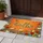 Hello Green Script Wildflowers Ladybug Butterfly - Spring Summer Home Decor Doormat - 5